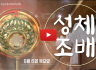 8월 '성체조배' -  평화방송 매주 목요일 8시 방영