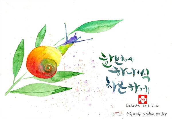 한번에 하나씩 차근하게(20190521)