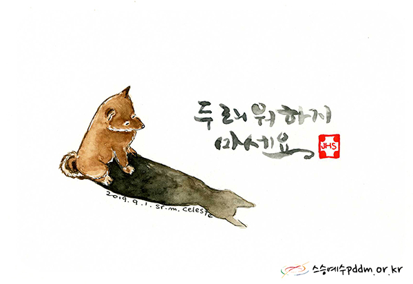 두려워하지 마세요.